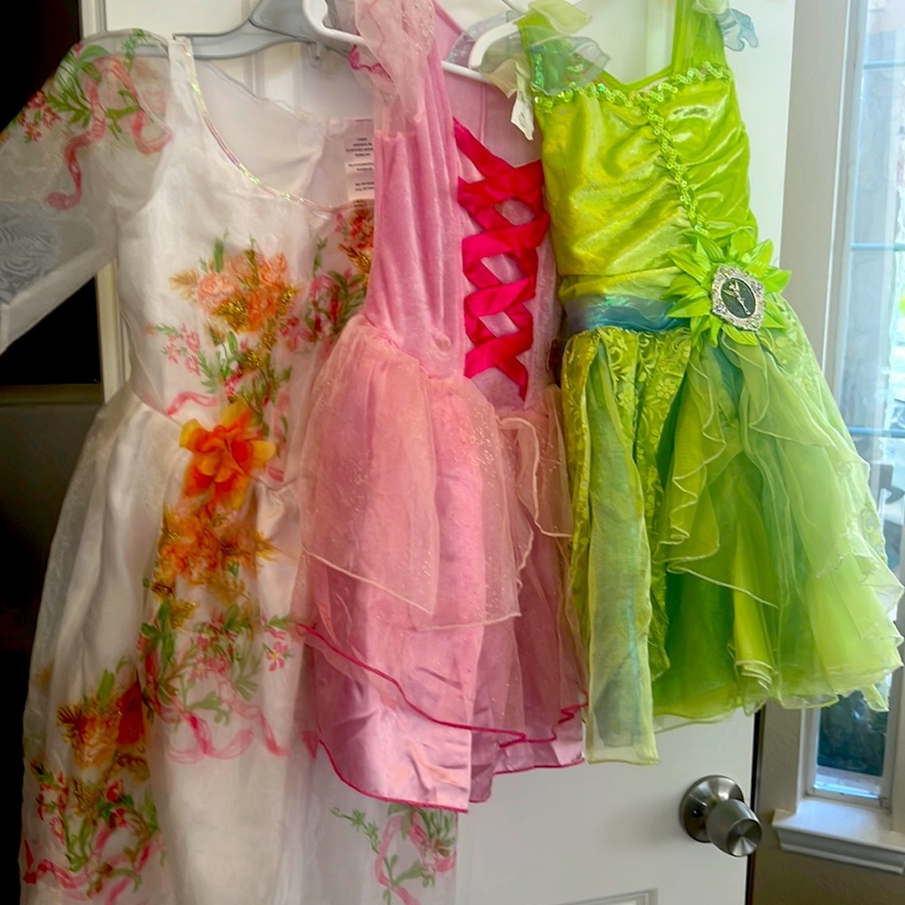 BARBIE and LOT three Disney Costumes